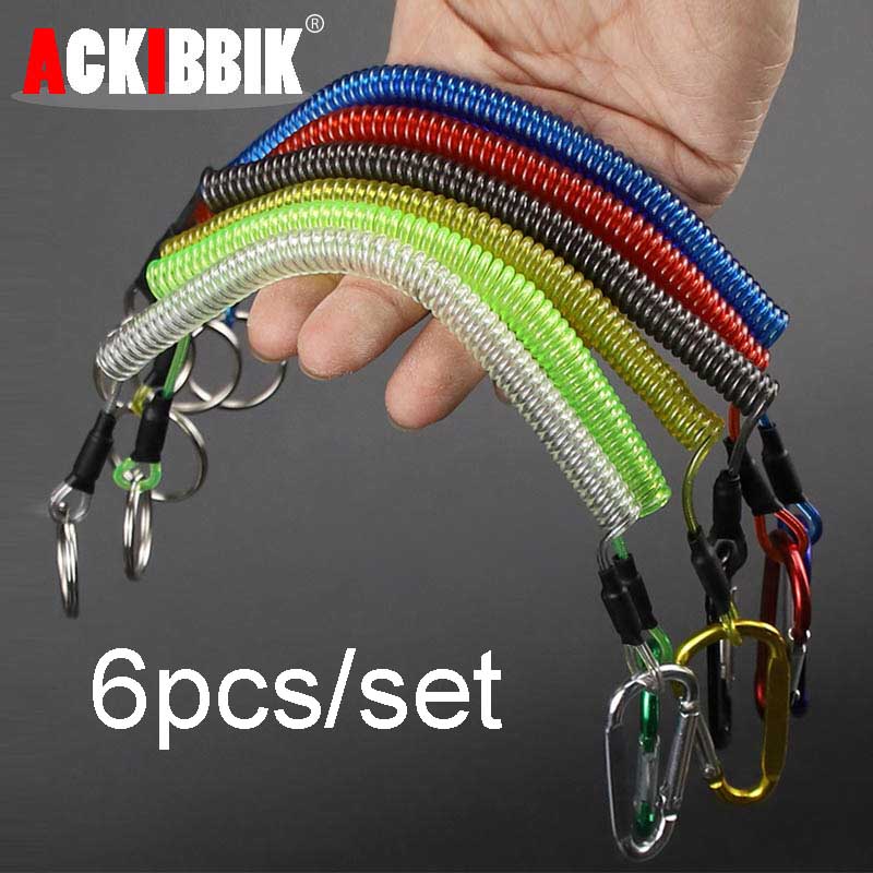 Ackibbik 6 pçs cordão de pesca - Fishing Kayak Paddle Leash avaliação e preço