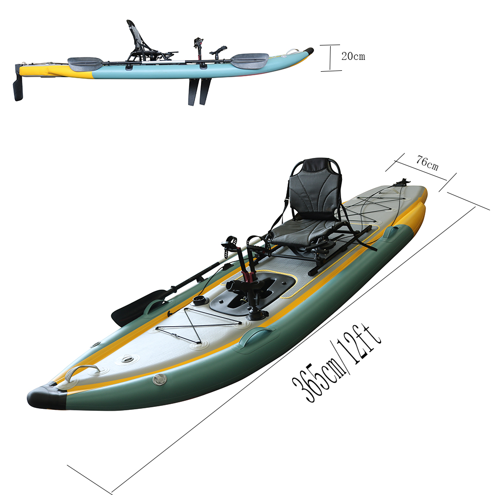 Caiaque de pesca inflável dobr - Fishing Kayak Sit In avaliação e preço
