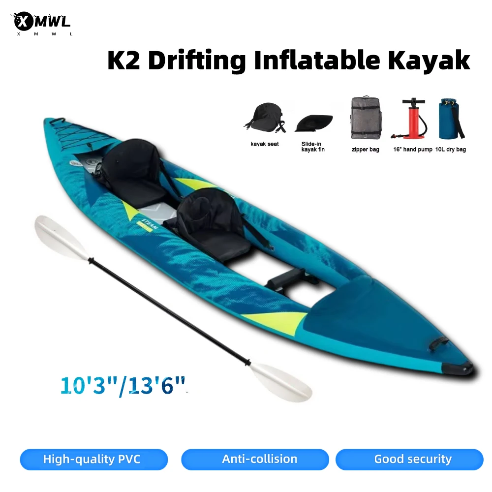 Canoa Caiaque Inflável para 1- - Fishing Kayak Seat avaliação e preço