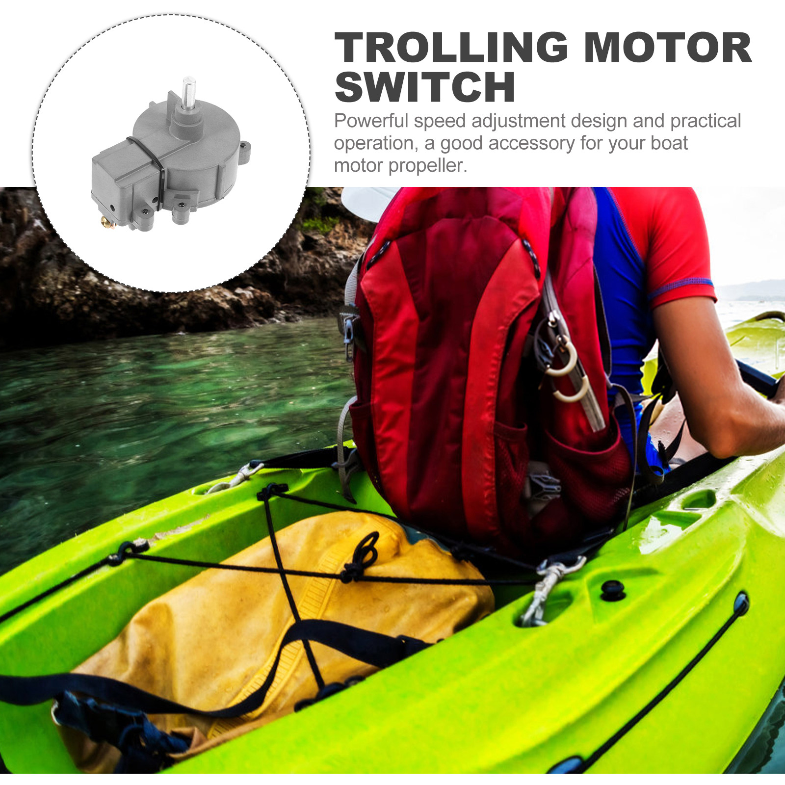 Interruptor de Motor de Arrast - Fishing Kayak Trolling Motor avaliação e preço